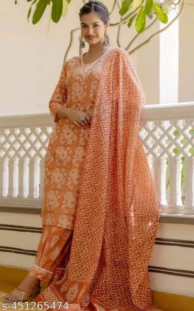 Kurta With  Heavy  Embroidery, Afghani Pants & Malmal Dupatta