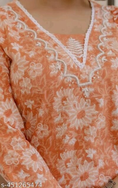 Kurta With  Heavy  Embroidery, Afghani Pants & Malmal Dupatta